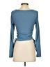 Shein Blue Long Sleeve Top Size S - photo 2