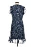 DKNY 100% Polyester Blue Cocktail Dress Size 6 - photo 2