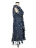 DKNY 100% Polyester Blue Cocktail Dress Size 6 - photo 4