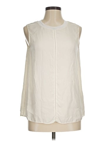 Vince. Sleeveless Silk Top (view 1)