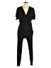 Loveappella Solid Black Jumpsuit Size M - photo 1