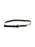 Assorted Brands Gray Black Leather Belt Size S - photo 1