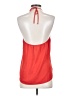 Three Eighty Two 100% Polyester Orange Sleeveless Blouse Size S - photo 2
