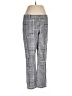 MICHAEL Michael Kors Houndstooth Gray Casual Pants Size 6 - photo 1