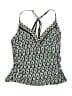 Jantzen Print Black Swimsuit Top Size 14 - photo 1