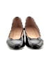 fs/ny 100% Leather Black Flats Size 8 - photo 2