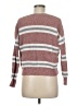 Sweet & Sinful Stripes Pink Pullover Sweater Size M - photo 2