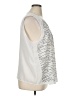 Calvin Klein 100% Polyester Silver Sleeveless Top Size 1X - photo 4