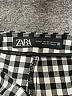 Zara Checkered-gingham White Casual Skirt Size XS - photo 3