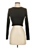 Shein Black Long Sleeve T-Shirt Size 2 - photo 1