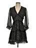 Abbeline 100% Polyester Polka Dots Black Cocktail Dress Size S - photo 1