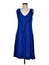 Apt. 9 Blue Cocktail Dress Size M - photo 1