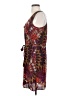 Apt. 9 100% Polyester Print Brown Casual Dress Size S - photo 5
