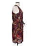 Apt. 9 100% Polyester Print Brown Casual Dress Size S - photo 4