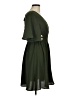 Shein 100% Polyester Solid Green Casual Dress Size 6 - photo 4