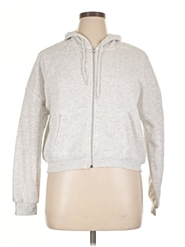 Derek Heart Zip Up Hoodie (view 1)