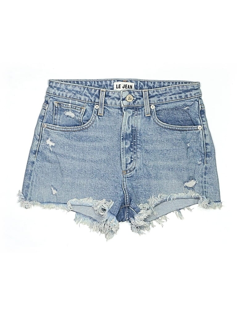 Pre-owned Le Jean Denim Shorts In Blue