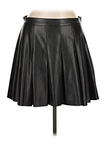 Noisy May Faux Leather Skirt (view 1)