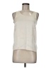 Freda 100% Silk Ivory Sleeveless Silk Top Size 8 - photo 1