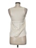 Freda 100% Silk Ivory Sleeveless Silk Top Size 8 - photo 2