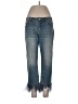 V Cristina Chevron-herringbone Blue Jeans Size 10 - photo 1