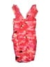 Aqua 100% Polyester Pink Red Cocktail Dress Size XS - photo 2