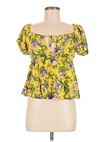 Iky & Me Short Sleeve Blouse (view 1)