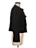CeCe 100% Polyester Tweed Black Jacket Size 8 - photo 4