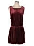 Silence and Noise Solid Burgundy Romper Size M - photo 1