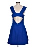 FELICITY & COCO 100% Polyester Solid Blue Cocktail Dress Size L - photo 2