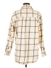 Universal Thread Plaid Ivory Long Sleeve Button-Down Shirt Size M - photo 2