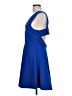 FELICITY & COCO 100% Polyester Solid Blue Cocktail Dress Size L - photo 5