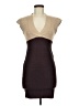 Assorted Brands Color Block Brown Cocktail Dress Size M - photo 1