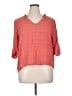 Left Coast by Dolan Orange 3/4 Sleeve Top Size XL - photo 1