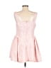 Shein 100% Polyester Paisley Pink Cocktail Dress Size L - photo 2