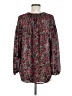 Chaps Burgundy Long Sleeve Blouse Size M - photo 2