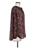 Chaps Burgundy Long Sleeve Blouse Size M - photo 4