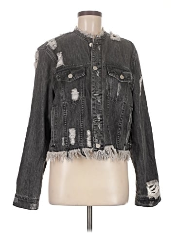 Alpha and Omega Denim Jacket (view 1)