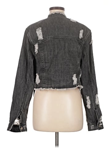 Alpha and Omega Denim Jacket (view 2)