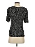 Talbots 100% Viscose Black Short Sleeve Blouse Size 2 - photo 2