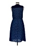 Mender 100% Polyester Polka Dots Blue Casual Dress Size 8 - photo 2