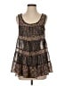 Steve Madden 100% Polyester Black Sleeveless Blouse Size S - photo 1