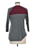 Express 100% Polyester Burgundy 3/4 Sleeve Top Size M - photo 2