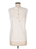 Club Monaco 100% Polyester Ivory Sleeveless Top Size M - photo 2