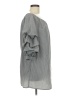 Bleuh Ciel 100% Polyester Gray 3/4 Sleeve Blouse Size M - photo 4