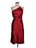 Express 100% Polyester Burgundy Cocktail Dress Size M - photo 1