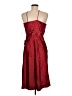 Express 100% Polyester Burgundy Cocktail Dress Size M - photo 2