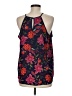 Papermoon 100% Polyester Blue Sleeveless Blouse Size M - photo 2