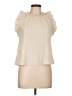 by the River 100% Polyester Ivory Sleeveless Blouse Size L - photo 1