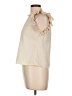 by the River 100% Polyester Ivory Sleeveless Blouse Size L - photo 5
